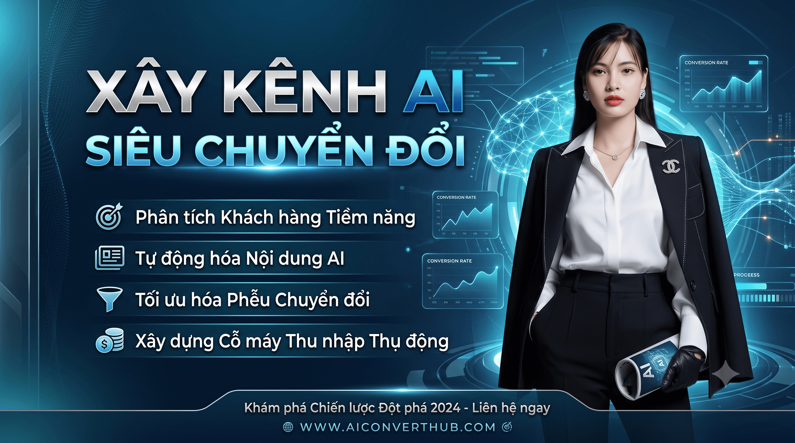 Xây kênh AI siêu chuyển đổi