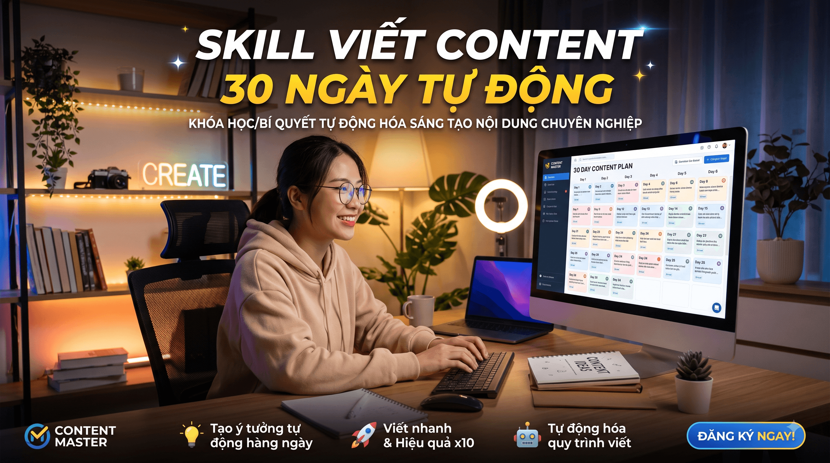 Skill viết content 30 ngày tự động