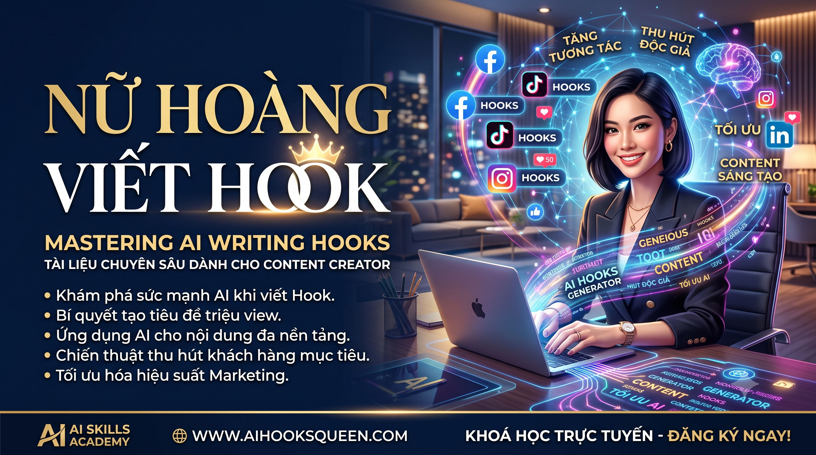 SKILL viết hook đỉnh cao - 100 content