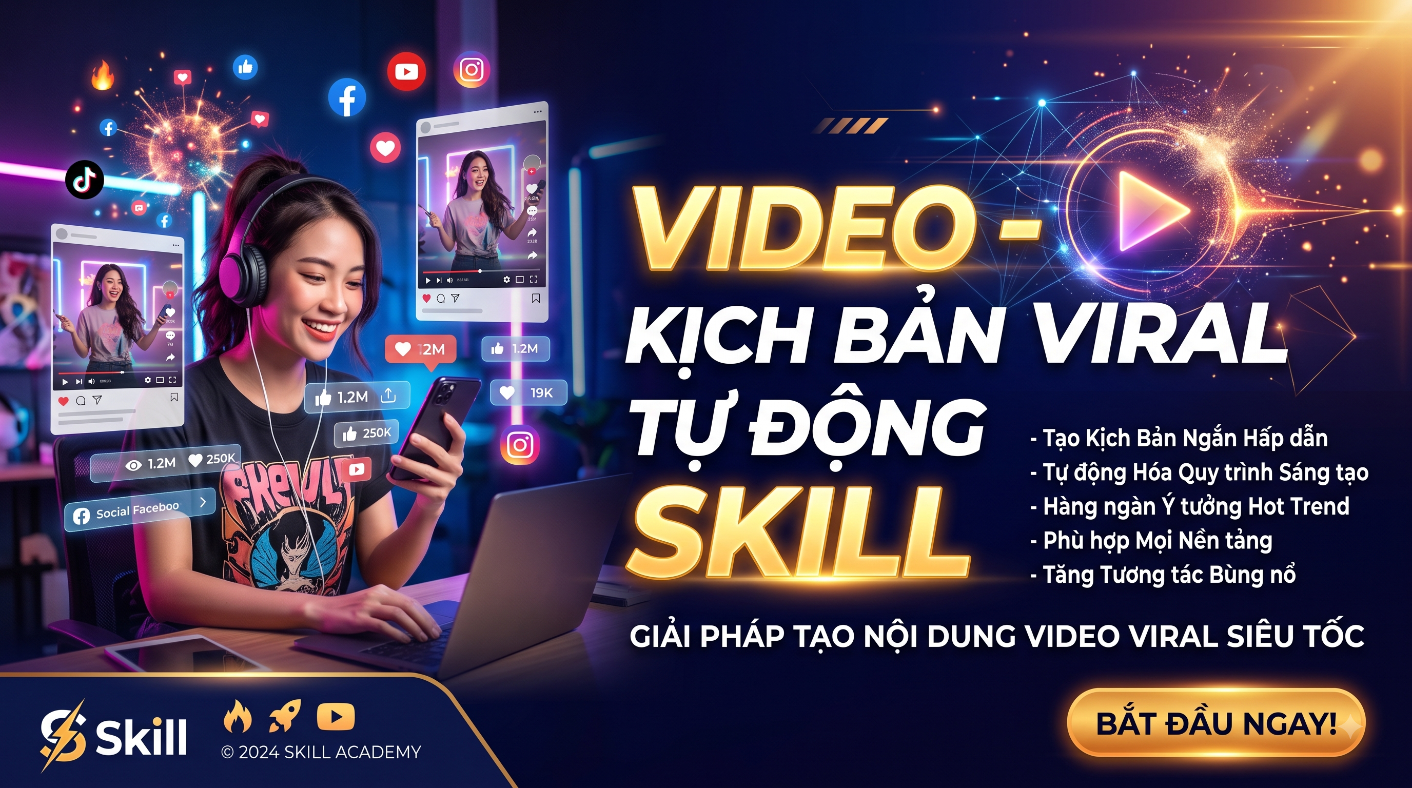 Video - Kịch bản viral tự động